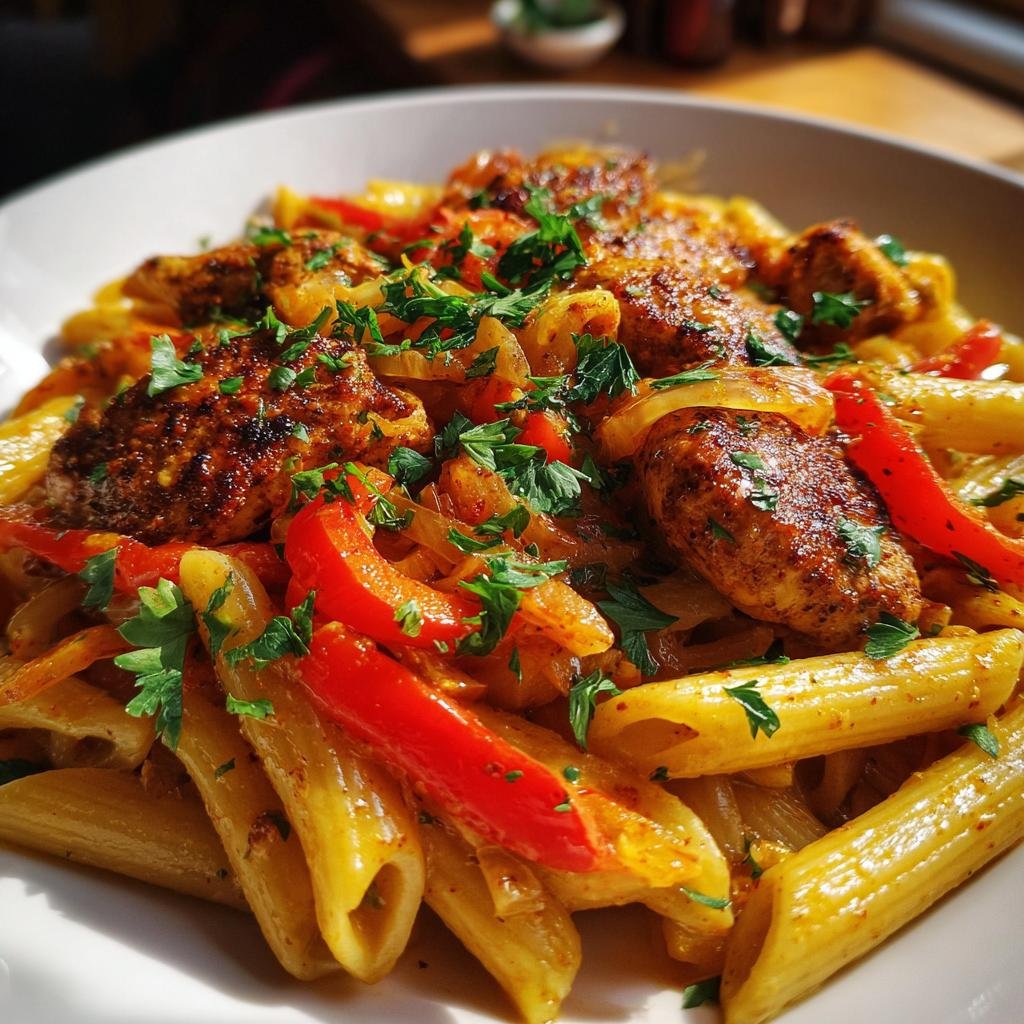 Cajun chicken pasta