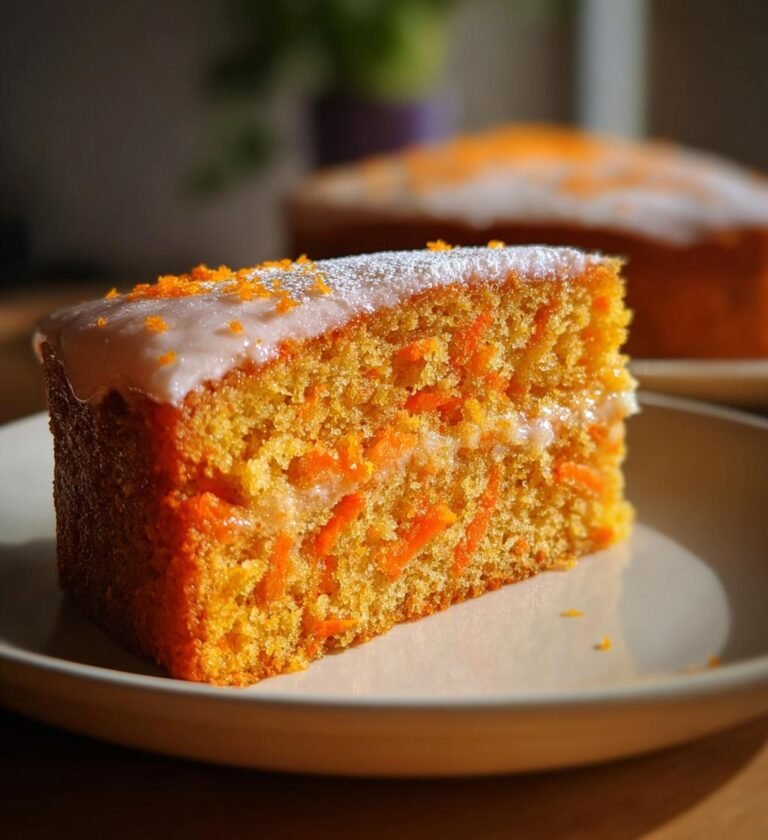 Carrot-orange cake (modern twist)