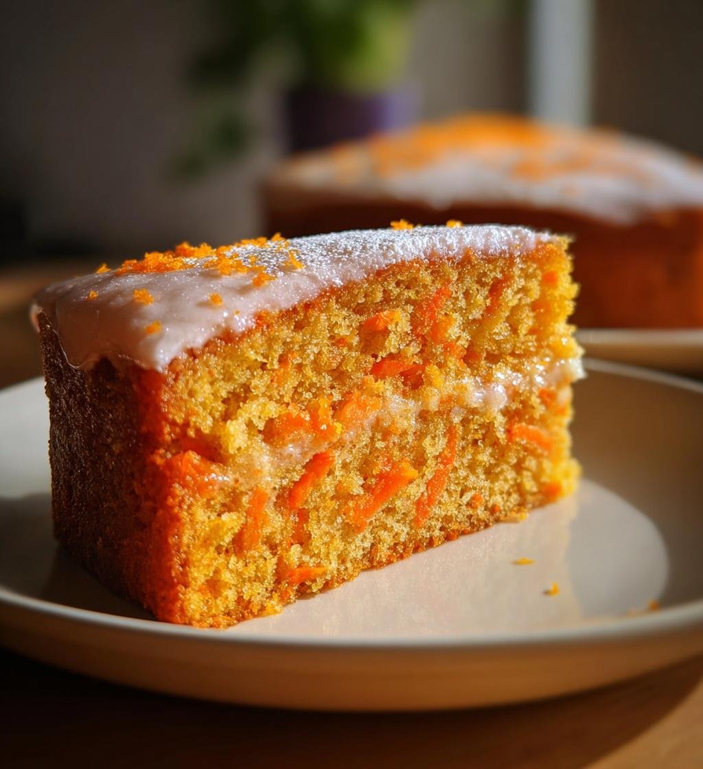 Carrot-orange cake (modern twist)