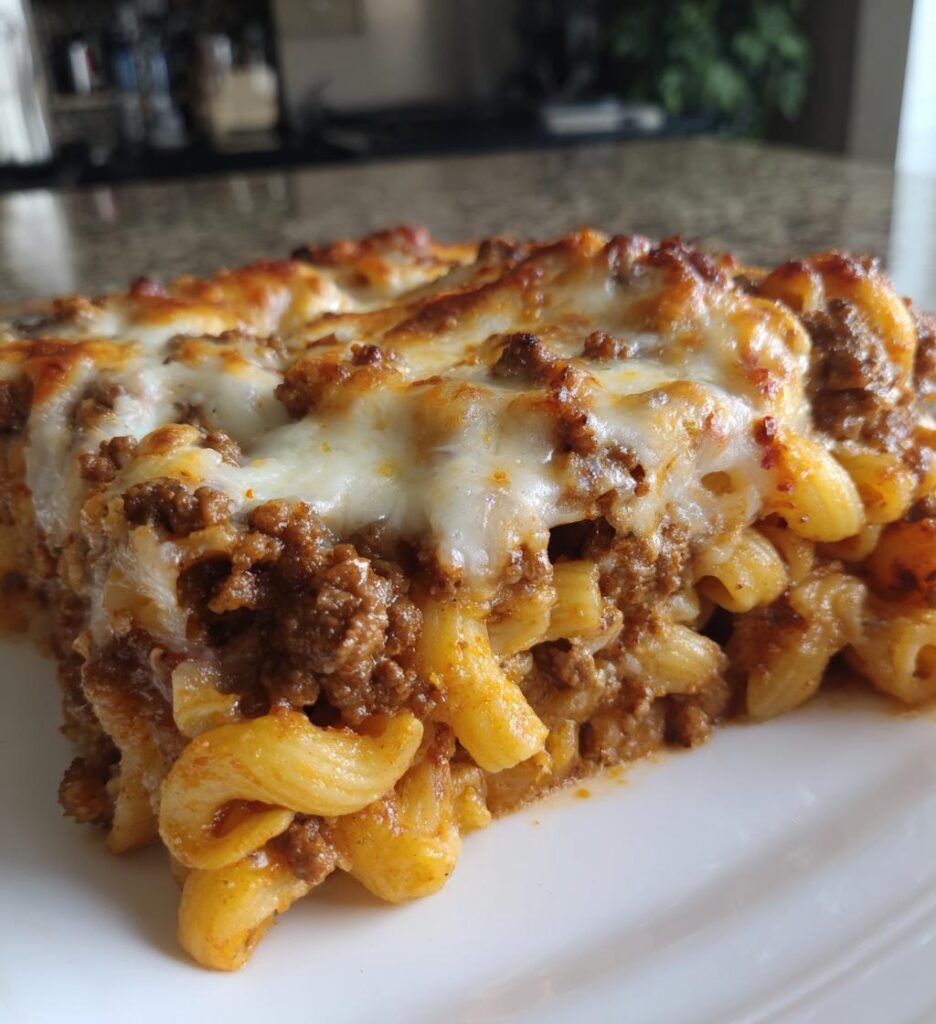 Cheeseburger casserole (easy comfort food)