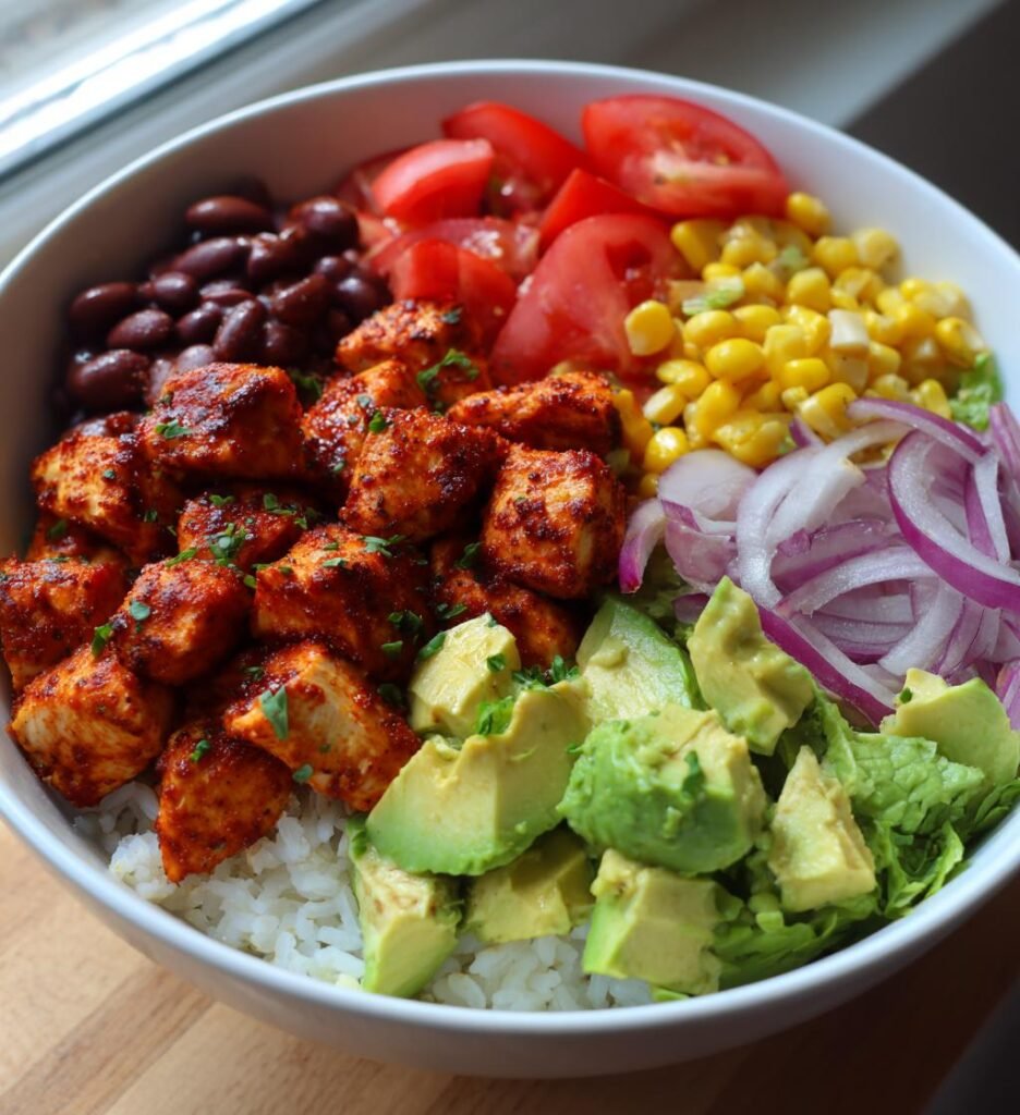 Chicken burrito bowl