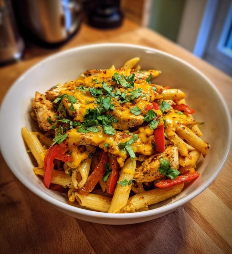 Chicken fajita pasta