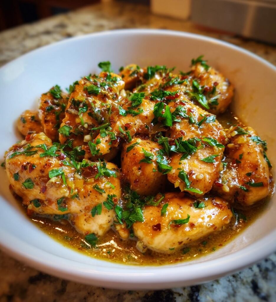 Creamy garlic butter chicken