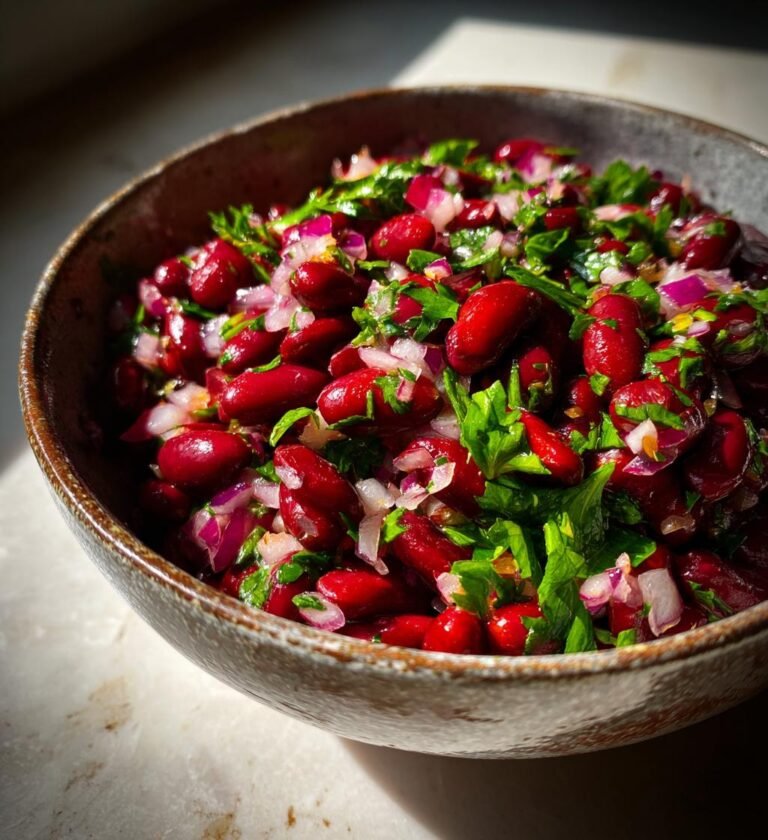 Dense bean salad (viral TikTok recipe)