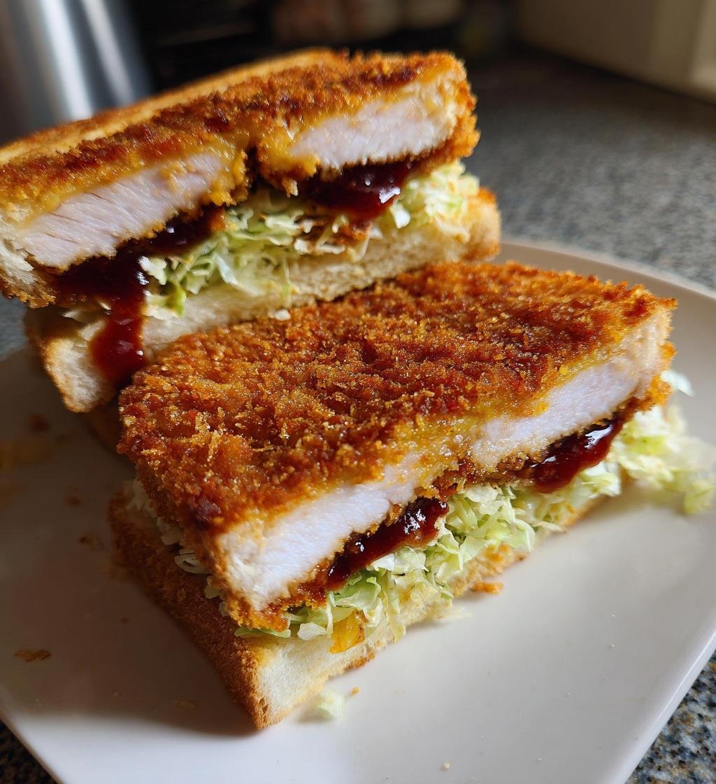 Japanese katsu sandwich