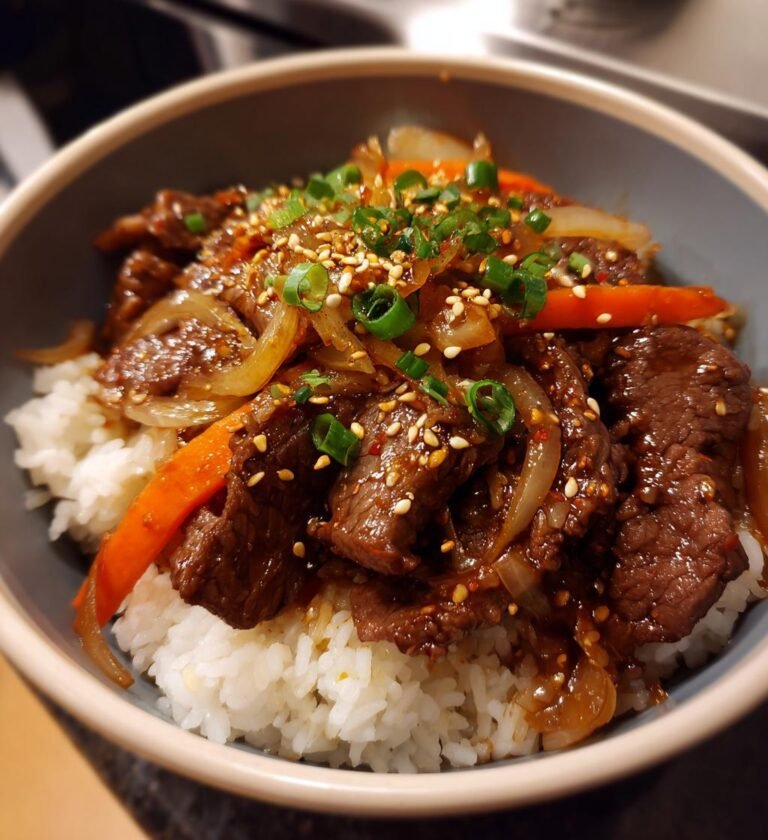 Korean beef bowl