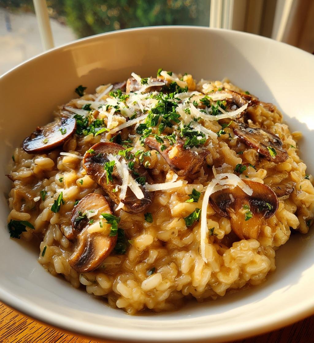 Kremowe risotto z grzybami - detail 1
