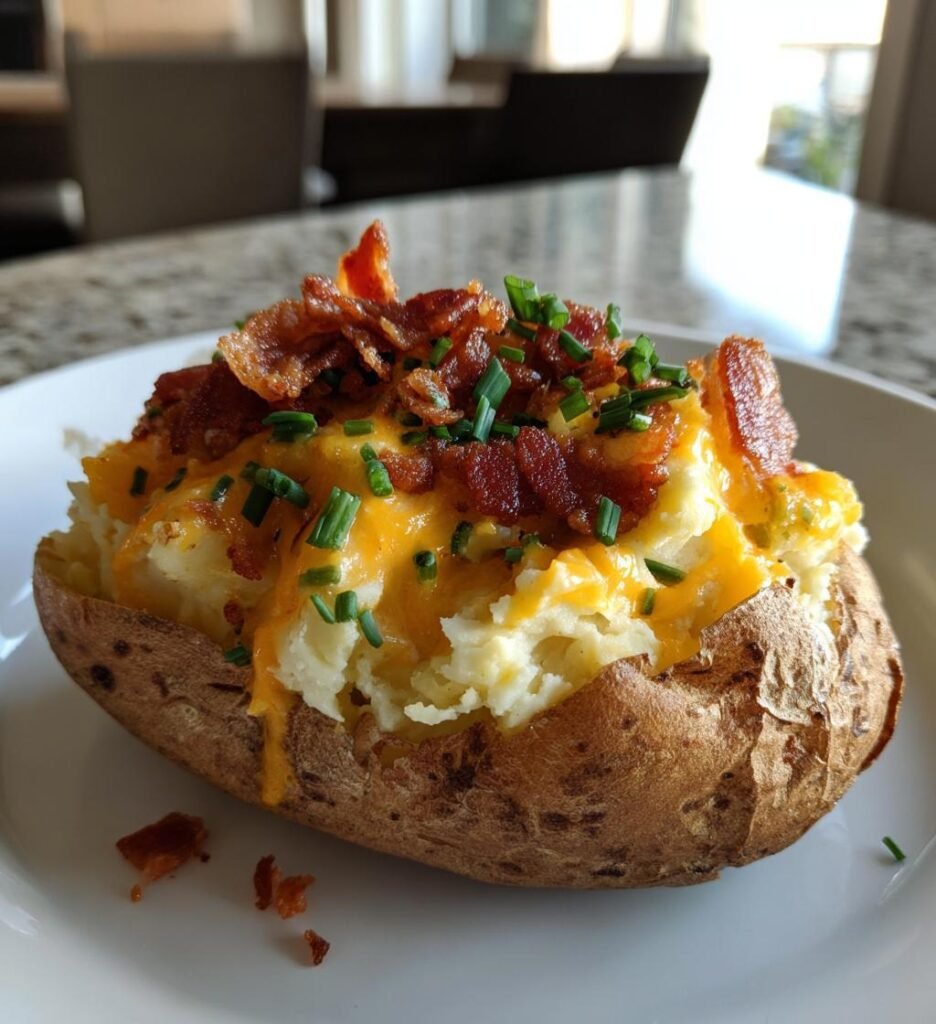 Loaded baked potatoes