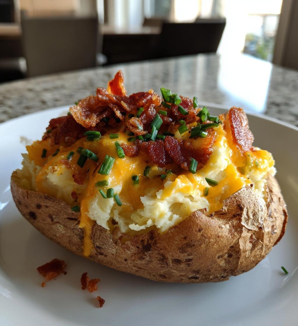 Loaded baked potatoes