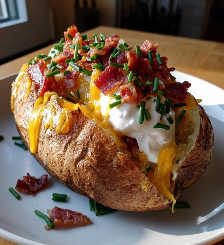 Loaded baked potatoes