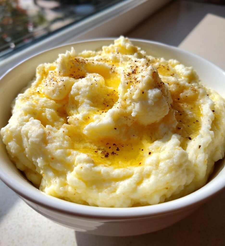 Mashed potatoes with butter