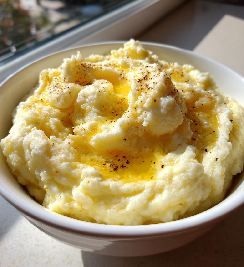 Mashed potatoes with butter