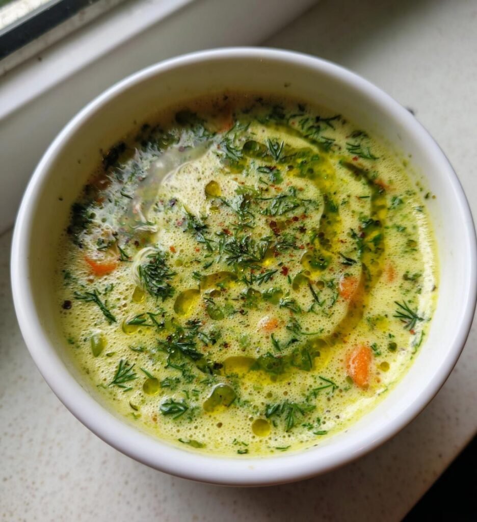Pea & herb soup recipes (light meals trend)