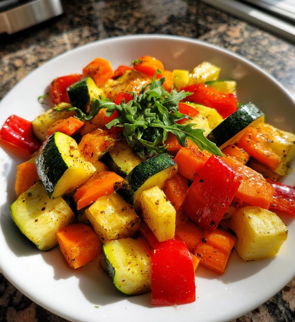Roasted vegetable salads