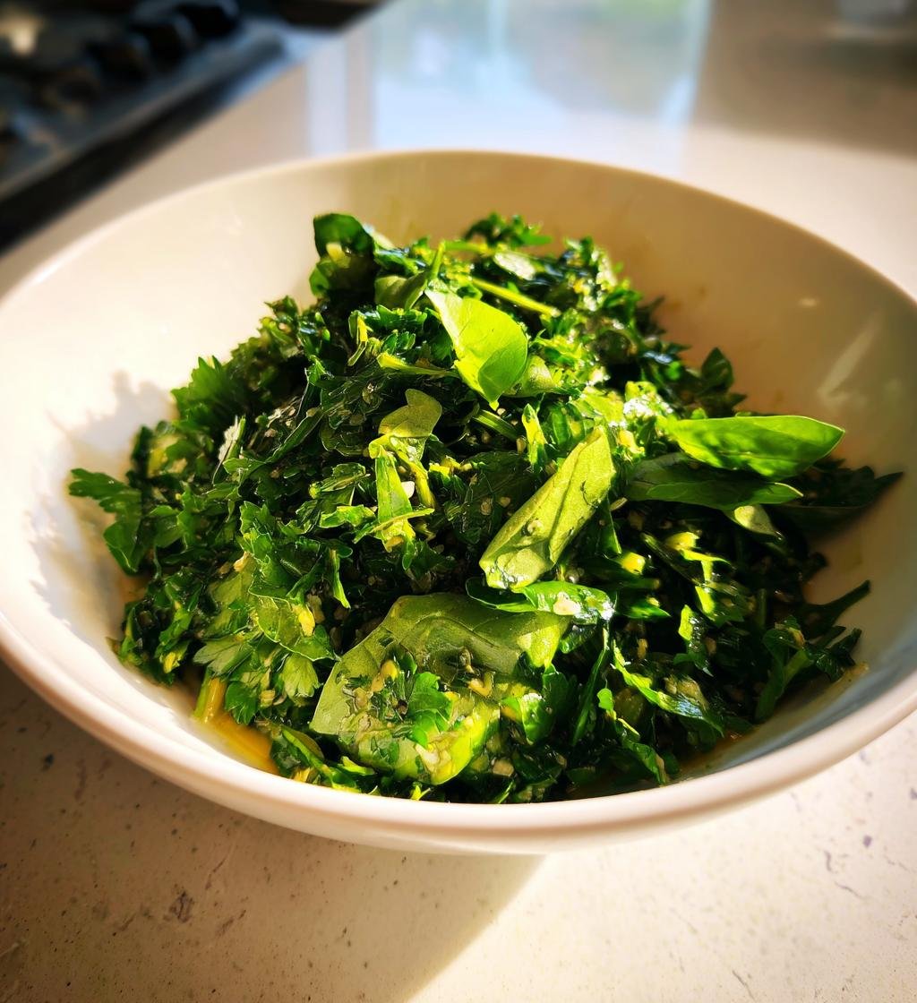 Seasonal cooking with herbs & greens