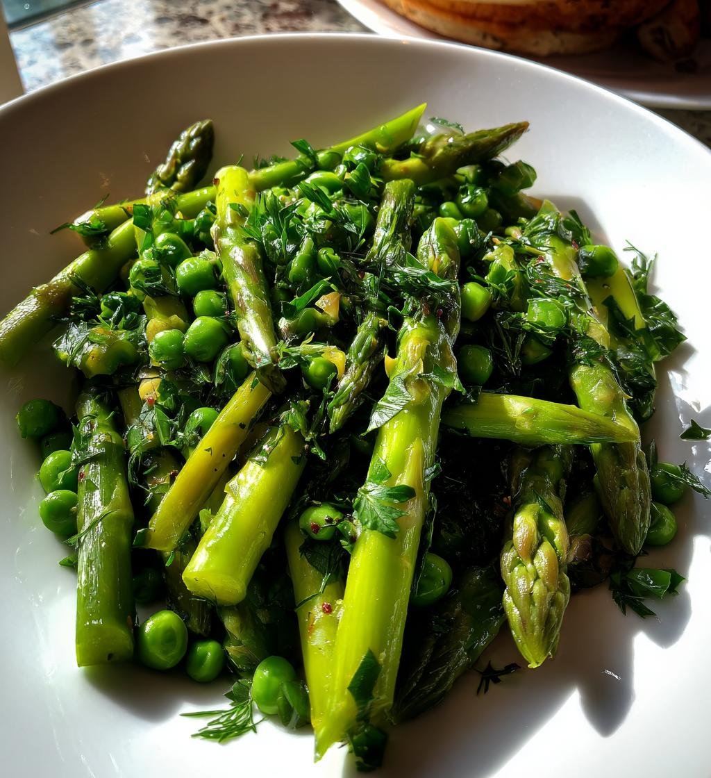 Spring recipes with asparagus, peas & herbs