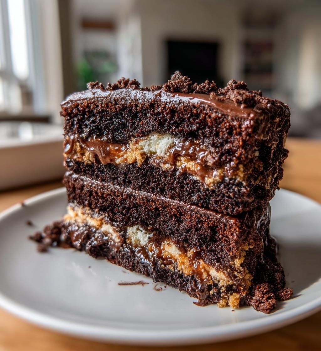 Girl Scout cookie cake (viral dessert)