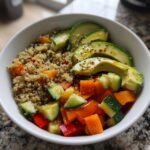 Grain bowls with vegetables