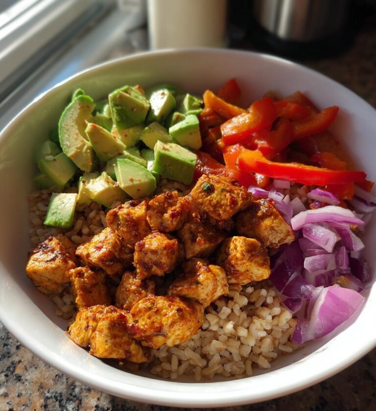 High-protein chicken bowls