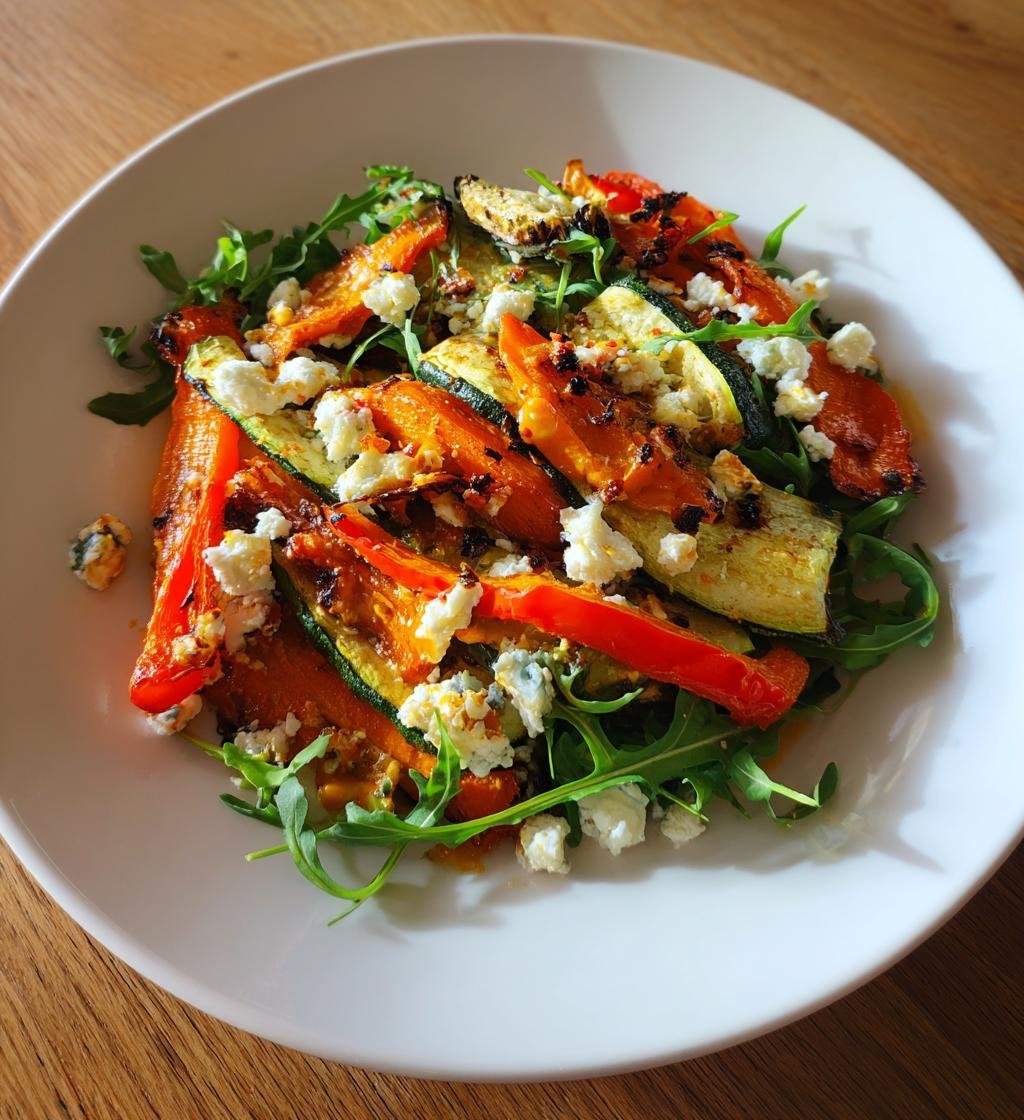 Roasted vegetable salads