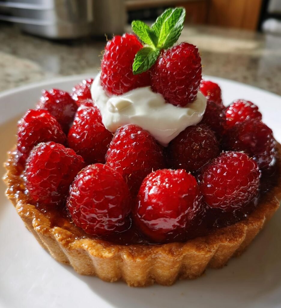 Malinowy Tart Klasyczny — Świeży