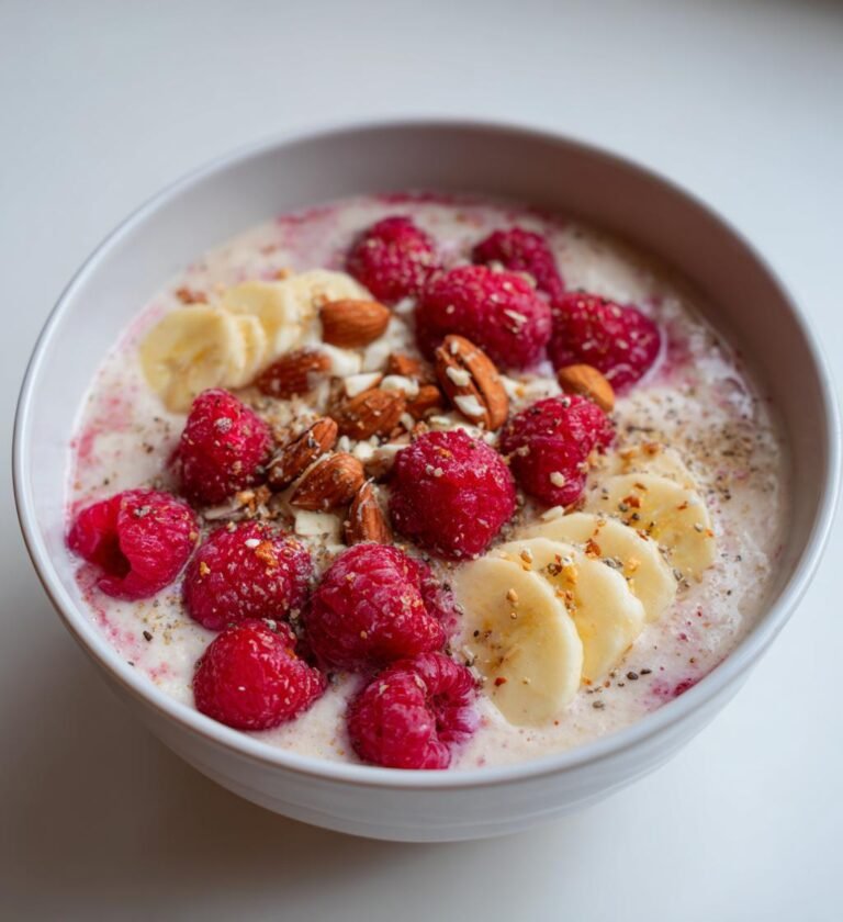 Smoothie Bowl Lipiec Malinowy — Babciny