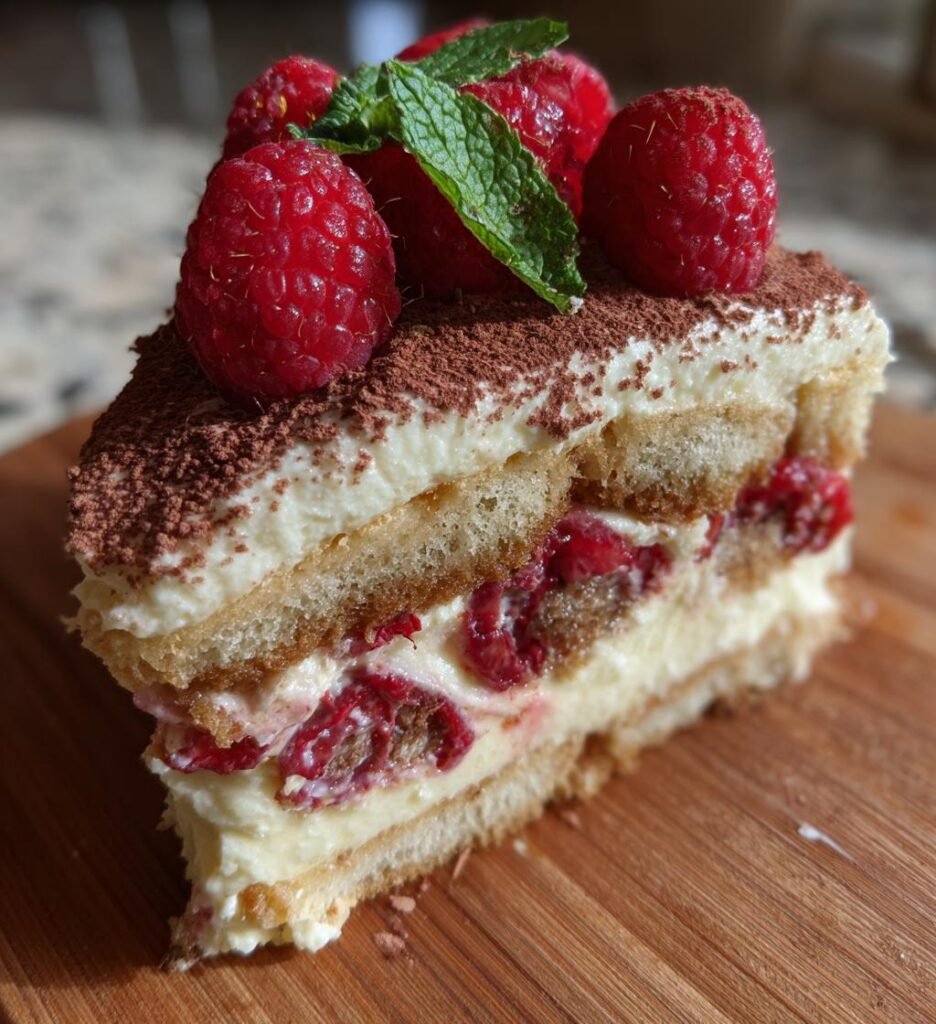 Tiramisu Lipiec Malinowe — Klasyczny