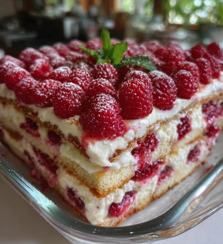 Malinowe Tiramisu — Lipcowy