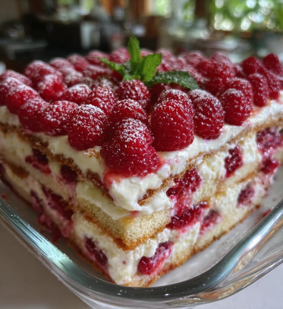 Malinowe Tiramisu — Lipcowy