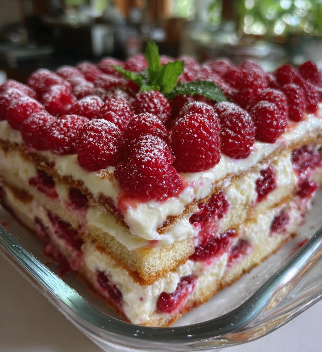 Malinowe Tiramisu — Lipcowy