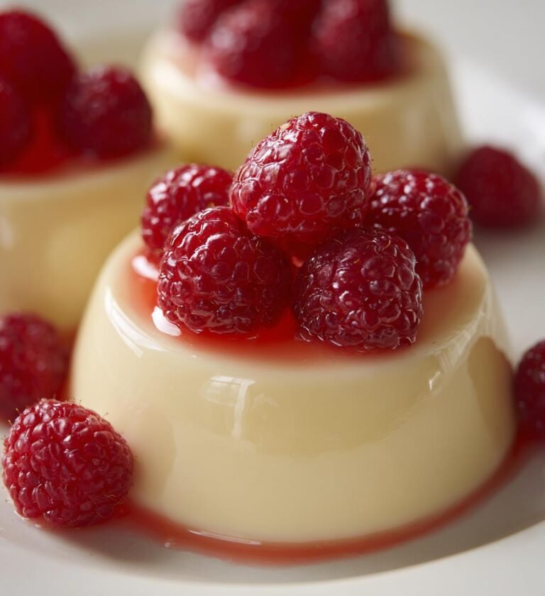 Panna Cotta Malinowa